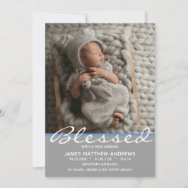 Gesegnetes Baby Pink Herz Foto Geburt