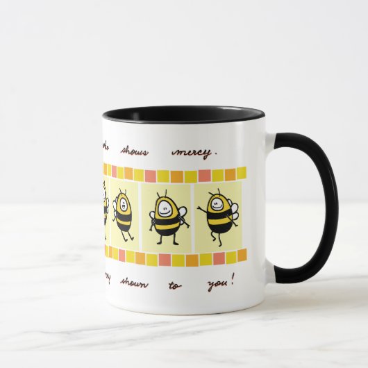 Gesegnetes Bee© das barmherzige Tasse (Rechts)