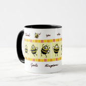 Gesegnetes Bee© die Armen im Geist Tasse (Vorderseite Links)