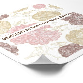 Gesegnetes Bird Nest Art Poster Wand Decke (Ecke)