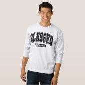 Gesegnetes Christliches Faith Sweatshirt (Vorne ganz)
