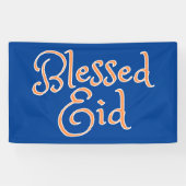 Gesegnetes Eid-Banner Banner (Horizontal)
