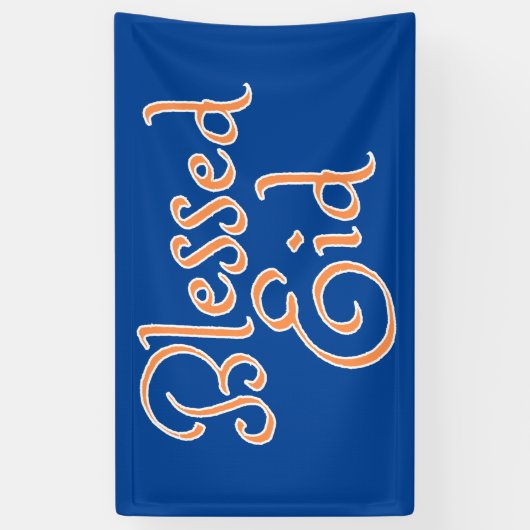 Gesegnetes Eid-Banner Banner (Vertikal)