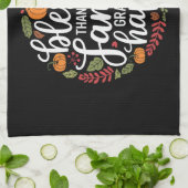 Gesegnetes Erntedank Geschirrtuch (Gefaltet)