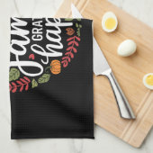 Gesegnetes Erntedank Geschirrtuch (Viertel Falte)