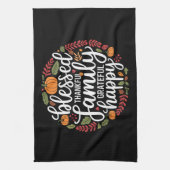 Gesegnetes Erntedank Geschirrtuch (Vertikal)