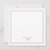 Gesegnetes Event Foto Geburtserklärung Ankündigung (Rückseite)