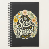 Gesegnetes florales christliches Design auf Basis Planer (Vorderseite)