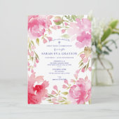 Gesegnetes Foliage Erste Heilige Kommune Einladung (Stehend Vorderseite)