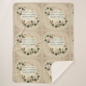 Gesegnetes Forever AI Art Sherpadecke (Vorderseite)