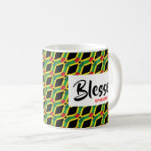 Gesegnetes GHANA JAMAICA Kaffeetasse (VorderseiteRechts)