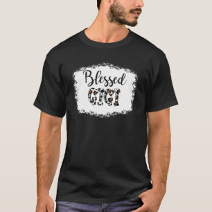 Gesegnetes Gigi Leopard Beste Mama je Mama Muttert T-Shirt