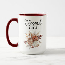 Gesegnetes Gigi | Psalm 127:3 | Fall Floral Tasse