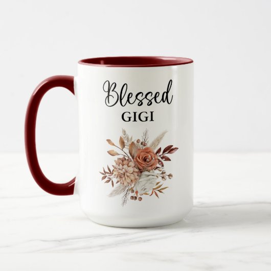 Gesegnetes Gigi | Psalm 127:3 | Fall Floral Tasse (Links)