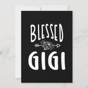 Gesegnetes Gigi Shirt Mütter Tagesgeschenke Einladung