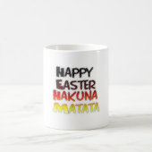 Gesegnetes Glück Ostern Hakuna Matata Ferienzeit Kaffeetasse (Mittel)