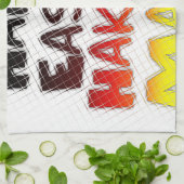 Gesegnetes Glück Ostern Hakuna Matata Ferienzeit Küchentuch (Gefaltet)