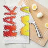 Gesegnetes Glück Ostern Hakuna Matata Ferienzeit Küchentuch (Viertel Falte)