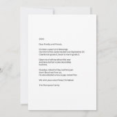 Gesegnetes Gold Script Weihnachtsbaum Foto Collage (Rückseite)