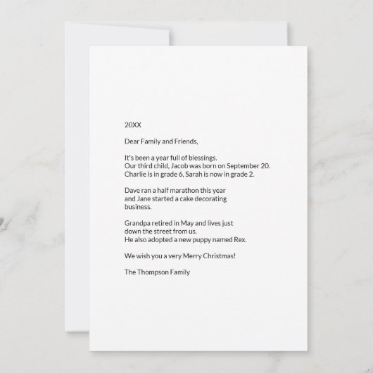 Gesegnetes Gold Script Weihnachtsbaum Foto Collage (Rückseite)