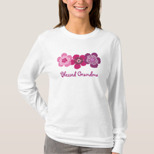 Gesegnetes Großmutter-Shirt - rosa Lila T-Shirt