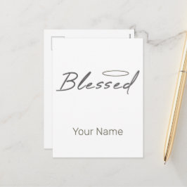 Gesegnetes Halo Religious Design für Christliches  Feiertagspostkarte