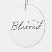 Gesegnetes Halo Religious Design für Christliches  Keramik Ornament (Links)