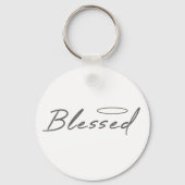 Gesegnetes Halo Religious Design für Christliches  Schlüsselanhänger (Vorderseite)