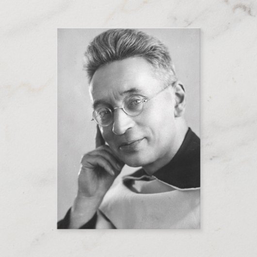 Gesegnetes Heiliges Titus Brandsma katholisches Ge Platzkarte (Vorderseite)