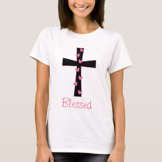 Gesegnetes Herz-Kreuz T-Shirt