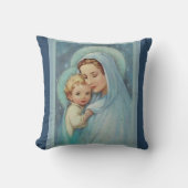 Gesegnetes Jungfrau-Mary-Mutter-Baby Jesus Kissen (Vorderseite)