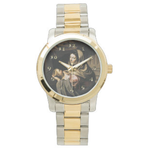 Gesegnetes Jungfrau-Mary-Säuglings-Kind Jesus - Armbanduhr