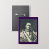 Gesegnetes Karl von Österreich Römisch-Katholisch Button (Vorderseite/Rückseite)