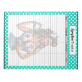 Gesegnetes Krankenpfropfen_ Symptom Tracker Notizblock (Vorderseite)