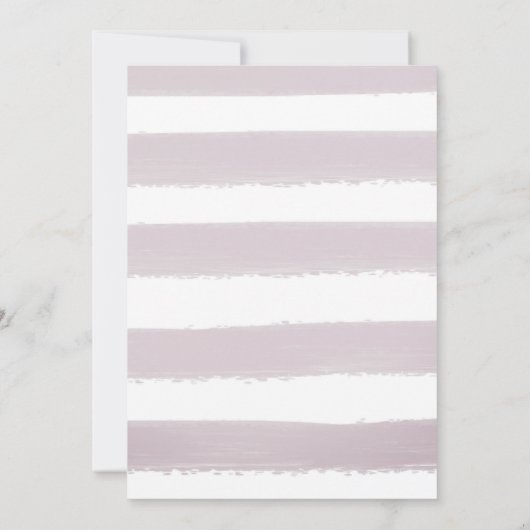 Gesegnetes Lila Foto Script personalisieren Geburt Ankündigung (Rückseite)