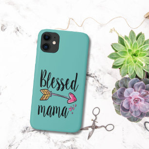 Gesegnetes Mama Geschenk für Mama Türkis iPhone 15 Case-Mate iPhone Hülle