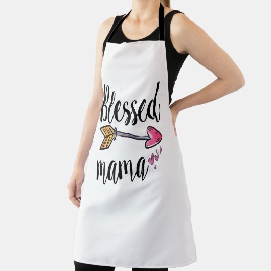 Gesegnetes Mama mit Arrow-Schürze Schürze (InSitu)