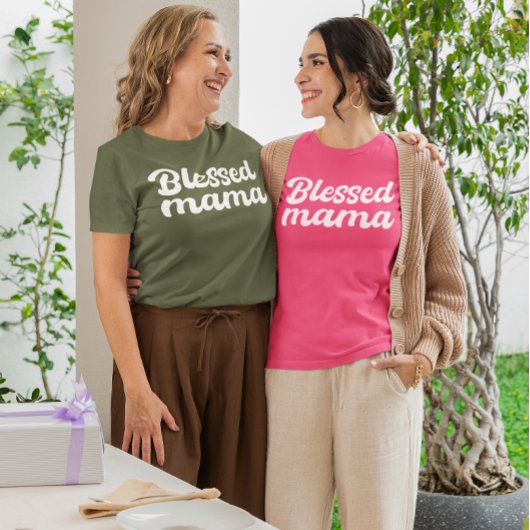 Gesegnetes Mama-Shirt - Muttertag und Geburtstagsg T-Shirt