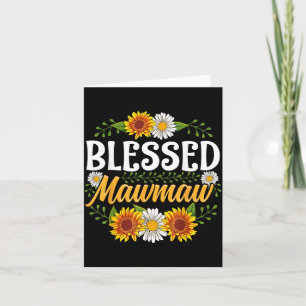 Gesegnetes Mawmaw-Shirt Muttertag Süßes Geschenk F Karte