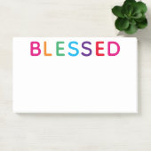 Gesegnetes, mehrfarbiges Licht 10 x 6 Post-it Klebezettel (Büro)