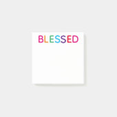 Gesegnetes, mehrfarbiges Licht 3 x 3 Post-it Klebezettel (Vorderseite)