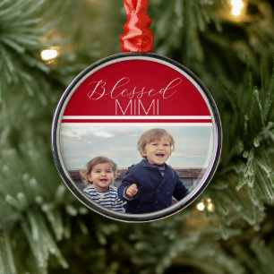 Gesegnetes MIMI-benutzerdefiniertes Foto Ornament Aus Metall