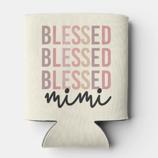 Gesegnetes Mimi | Geschenke für Mimi Oma Dosenkühler (Rückseite)