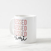 Gesegnetes Mimi | Geschenke für Mimi Oma Kaffeetasse (Vorderseite Links)