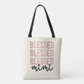 Gesegnetes Mimi | Geschenke für Mimi Oma Tasche (Rückseite)