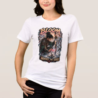 Gesegnetes Motivations-Typografie-T-Shirt Tri-Blend Shirt