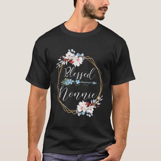 Gesegnetes Nonnie Grandma-Geschenk T-Shirt (Vorderseite)