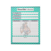 Gesegnetes Nurse Pinup _ Datensammlung Notizblock (Rotiert)