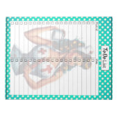 Gesegnetes Nurse Pinup_ Notizblock (Vorderseite)