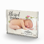 Gesegnetes Oma Elegantes Skript 1 Foto Option (Rechts)